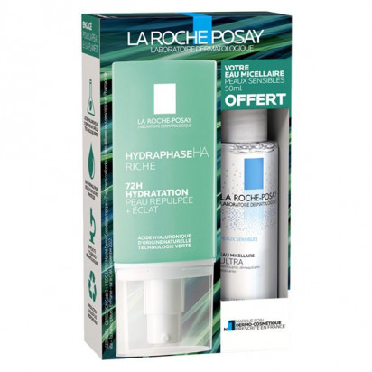 Coffret Hydraphase HA Riche 50ml + Eau Micellaire 15ml OFFERTE