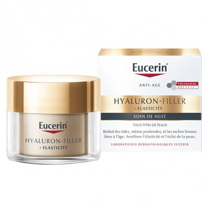 HYALURON-FILLER + ELASTICITY Soin de nuit, 50ml Eucerin - Parashop