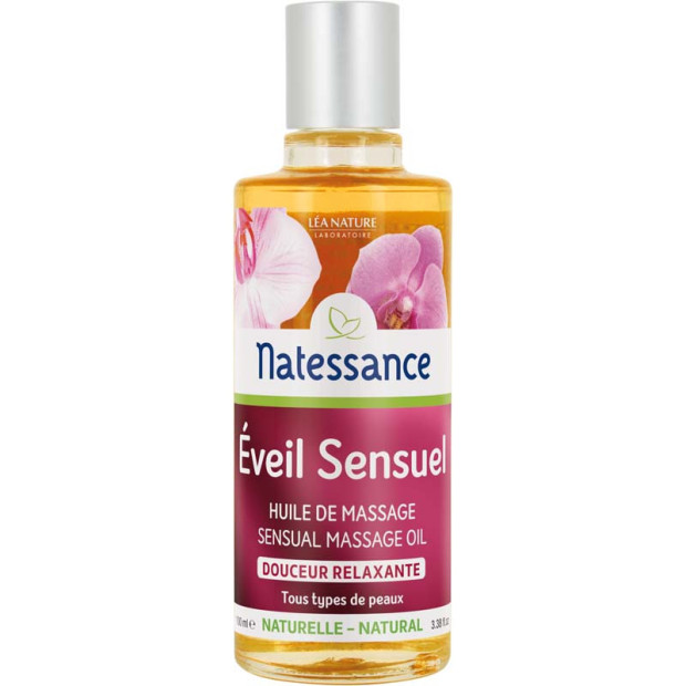 EVEIL SENSUEL, Huile de Massage, 100ml Natessance - Parashop