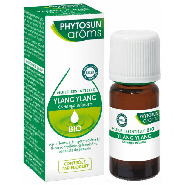 Huile essentielle Ylang Ylang bio, 5ml Phytosun Aroms - Parashop
