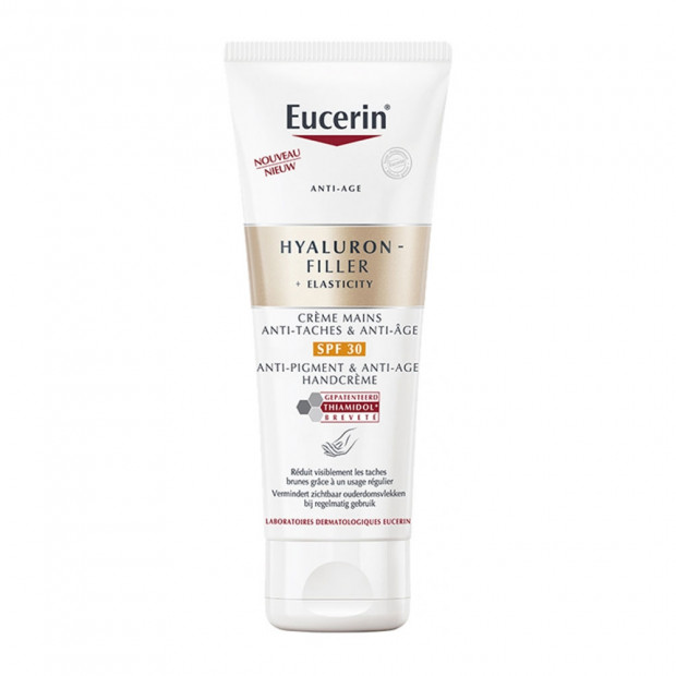 HYALURON-FILLER + ELASTICITY Crème mains anti-âge SPF30, 75ml Eucerin - Parashop