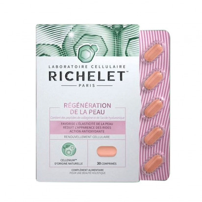 Régénération de la Peau, 30 comprimés Richelet - Parashop