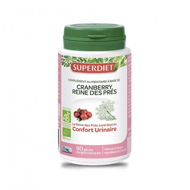 Cranberry reine des prés bio, 90 Gélules Super Diet - Parashop