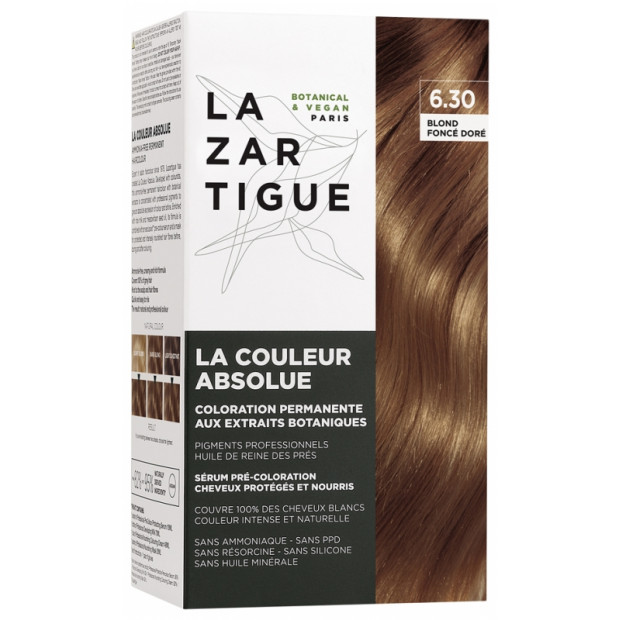 LA COULEUR ABSOLUE blond foncé doré 6.30 60ml Lazartigue - Parashop