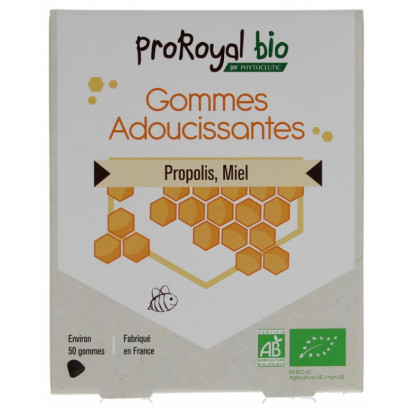 PROROYAL Gommes Adoucissantes Bio, 50 Gommes Phytoceutic - Parashop