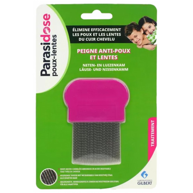 PARASIDOSE Peigne fin anti-poux & lentes Laboratoires Gilbert - Parashop