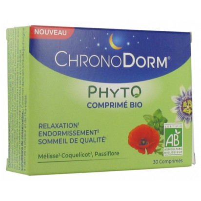 CHRONODORM Phyto Bio, 30 comprimés Chronodorm - Parashop