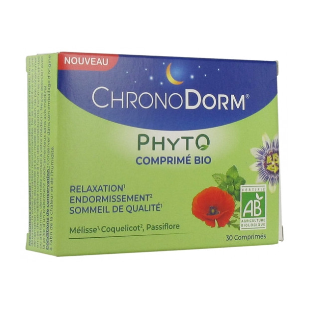 CHRONODORM Phyto Bio, 30 comprimés Chronodorm - Parashop