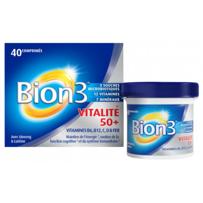 Bion 3 Vitalité 50+, 40 comprimés