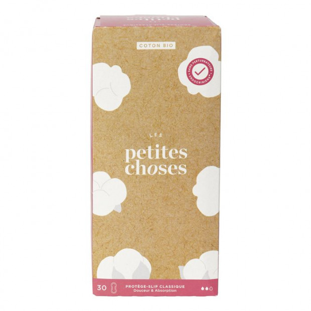 Protège Slip coton bio Classique, boite de 30 Les Petites Choses - Parashop