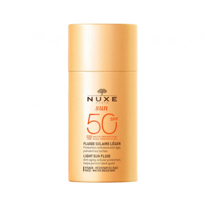 SUN Fluide Solaire Léger SPF50, 50ml Nuxe - Parashop