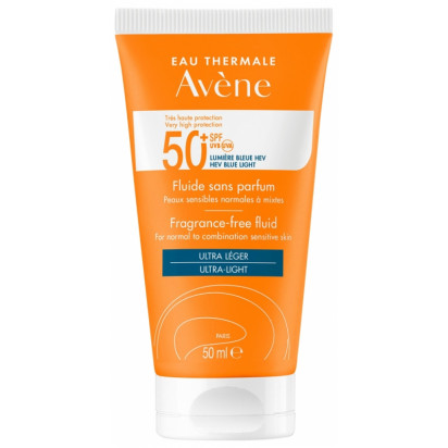 Fluide Sans Parfum SPF50+, 50ml Avene - Parashop