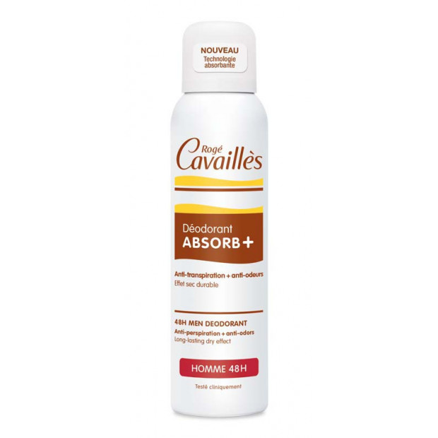 DEODORANTS, Deo Absorb + Spray Homme, 150ml Rogé Cavailles - Parashop