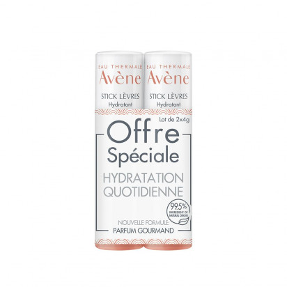 Duo sticks lèvres hydratant, 2x4g Avene - Parashop