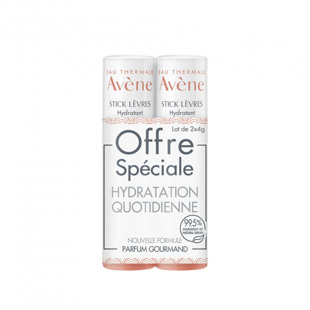 Duo sticks lèvres hydratant, 2x4g Avene - Parashop