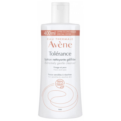 TOLERANCE Lotion Nettoyante Gélifiée, 400ml Avene - Parashop