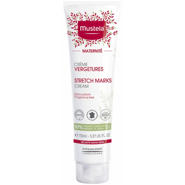 MATERNITÉ Crème Vergetures Sans Parfum, 150ml Mustela - Parashop