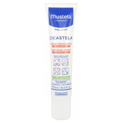 Cicastela Crème Réparatrice Peaux Irritées, 40ml Mustela - Parashop