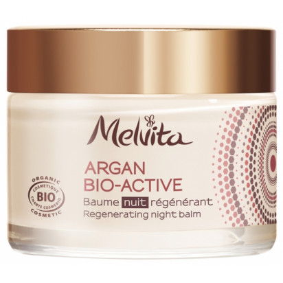 ARGAN Bio-Active Baume Nuit Régénérant Bio, 50ml Melvita - Parashop