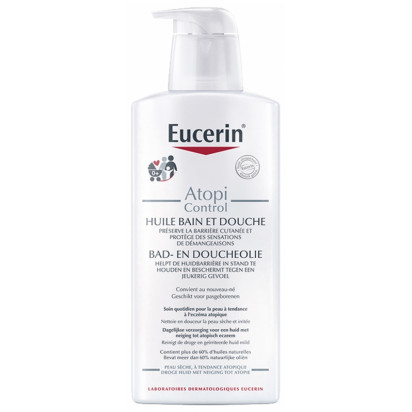 ATOPICONTROL Huile Bain et Douche, 400ml Eucerin - Parashop