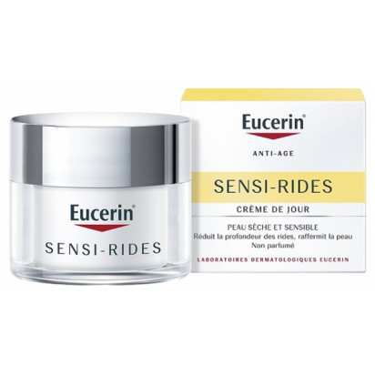 SENSI-RIDES Crème de Jour Anti-Rides Peaux Sèches, 50ml Eucerin - Parashop