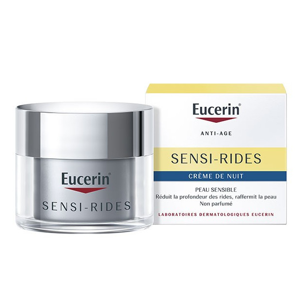 SENSI-RIDES Crème de Nuit Anti-Rides, 50ml Eucerin - Parashop