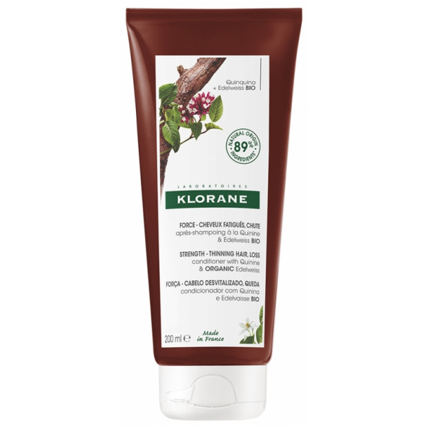 Force - Cheveux Fatigués & Chute Après-Shampoing À La Quinine Et Edelweiss Bio, 200ml