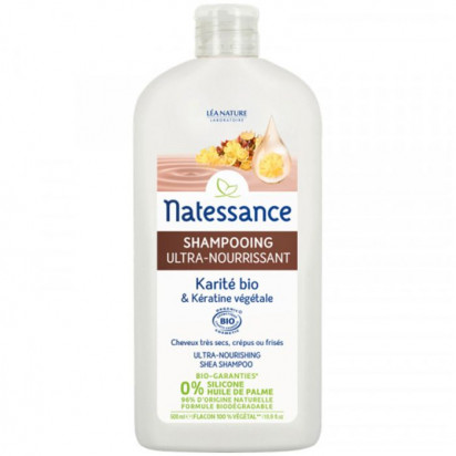 Shampoing Ultra-Nourrissant Karité Bio Et Kératine Végétale, 500ml