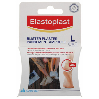 PANSEMENTS PIEDS, 5 pansements Ampoules Grande Taille Elastoplast - Parashop