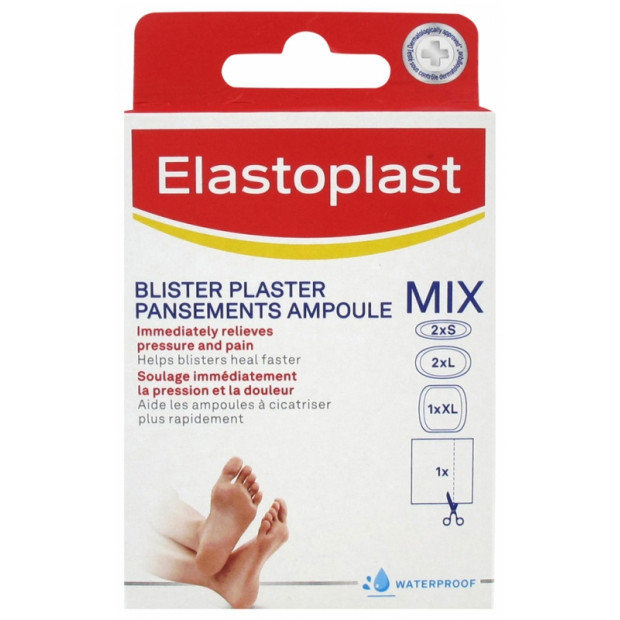 Elastoplast Blister Plaster Pansements Ampoule Mix x6  - Parashop