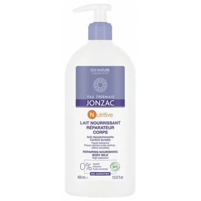 JONZAC NUTRITIVE Lait Nourrissant Réparateur Corps Bio, 400ml | Parashop.com