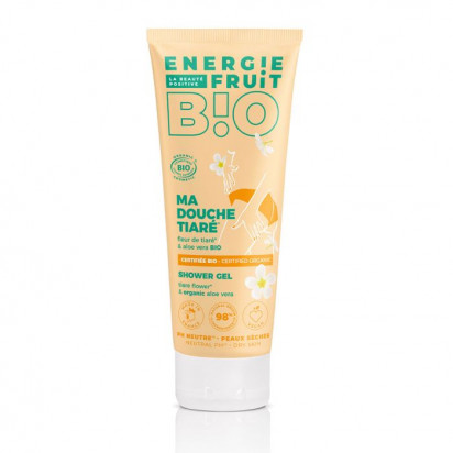 Gel douche bio aloe vera fleur de tiaré et, 200ml Energie Fruit - Parashop