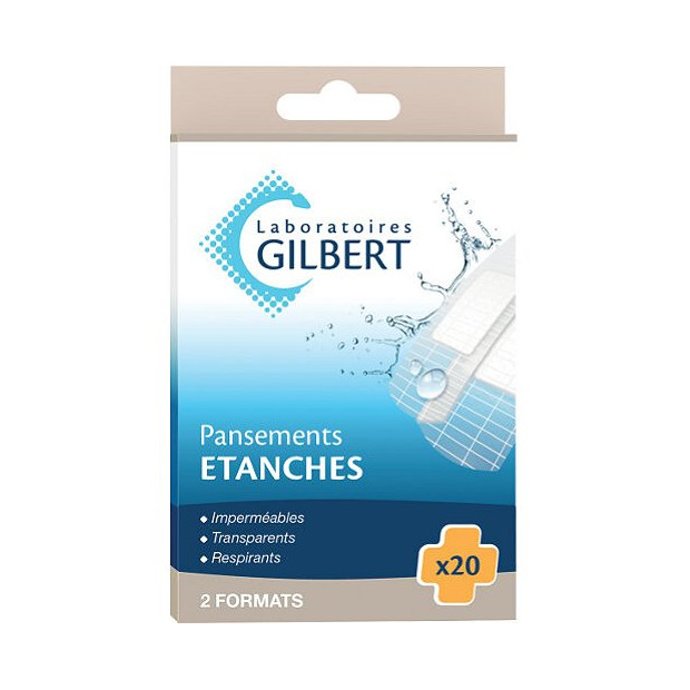 LABORATOIRE GILBERT Pansements étanches, 20 unités | Parashop.com