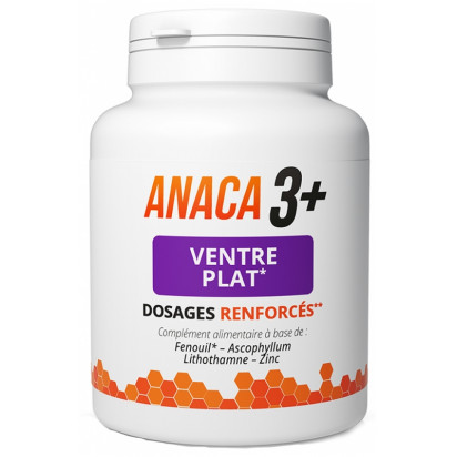 ANACA 3+ Ventre Plat+, 120 gélules | Parashop.com