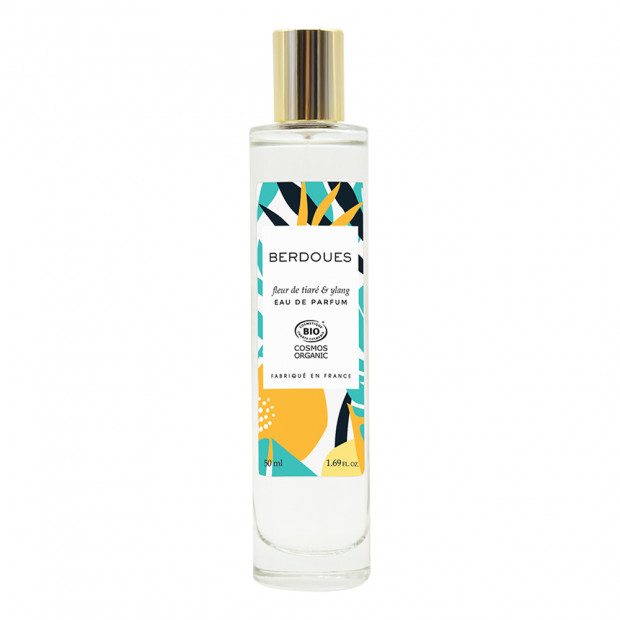 BERDOUES Eau de Parfum BIO Fleur de tiaré & Ylang, 50ml|Parashop.com