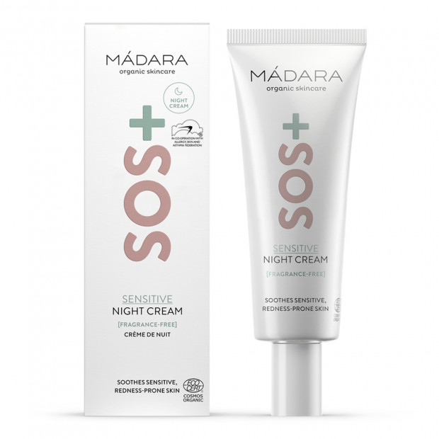 MADARA SOS+ SENSITIVE Crème de nuit, 70ml | Parashop.com