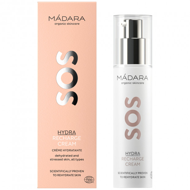 MADARA SOS HYDRA Crème Hydratante Redynamisante Régénératrice, 50ml | Parashop.com