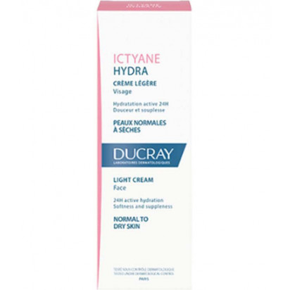 ICTYANE Crème Légère Hydratante, 50ml Ducray - Parashop