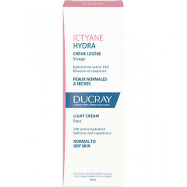 ICTYANE Crème Légère Hydratante, 50ml Ducray - Parashop