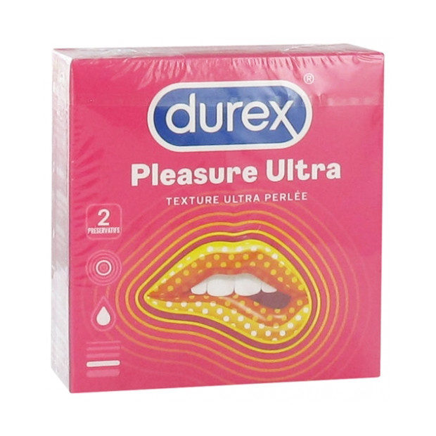 DUREX PLEASURE ULTRA Texture ultra-perlée x2 | Parashop.com