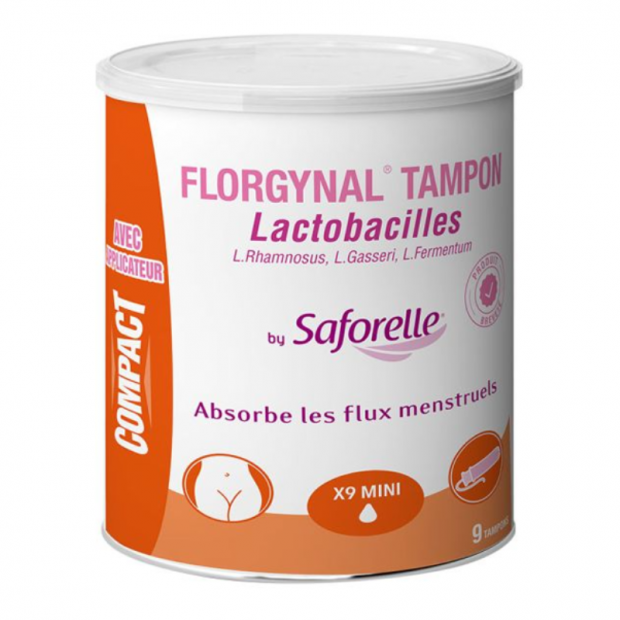 Florgynal Tampon Mini Avec Applicateur. Boîte 9
