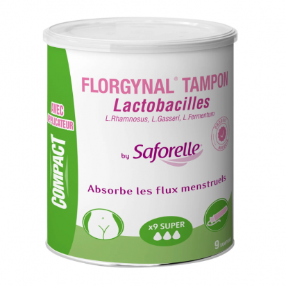 Florgynal Tampon Super Avec Applicateur. Boîte 9