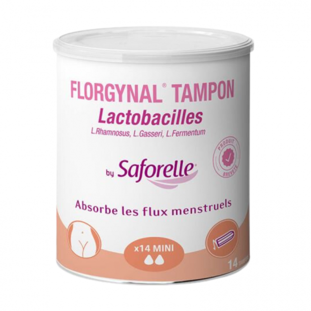 Florgynal Tampon Probiotique Mini. Boîte 14