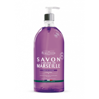 BEAUTERRA Savon liquide Marseille lavande, 1L | Parashop.com