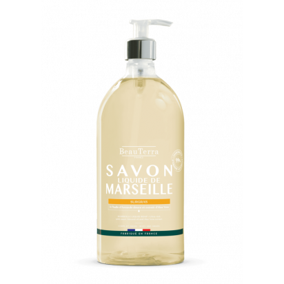 BEAUTERRA Savon liquide Marseille surgras amande douce, 1L | Parashop.com