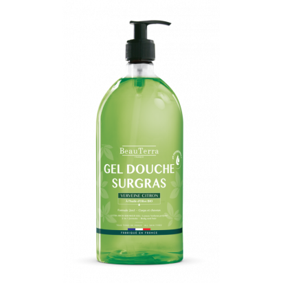 BEAUTERRA Gel douche & Shampoing surgras verveine citron, 1L | Parashop.com