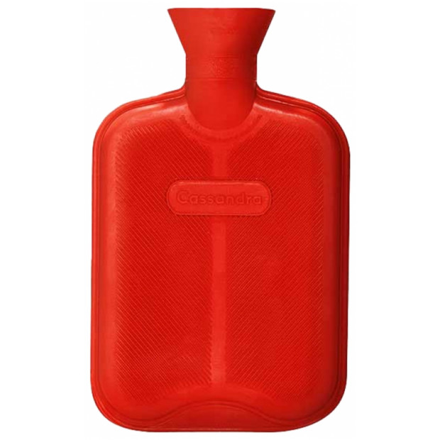 CASSANDRA Bouillotte Caoutchouc 1.8 L Rouge | Parashop.com