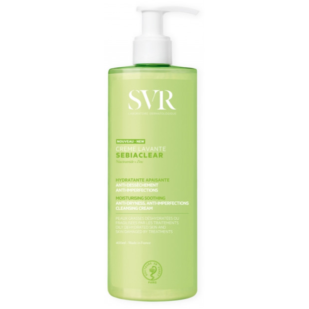Sebiaclear Crème Lavante Anti Imperfections, 400ml