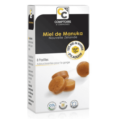 Pastilles adoucissantes 100% miel de Manuka IAA® 10+, 8 pastilles | Parashop.com