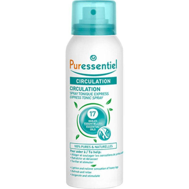 CIRCULATION, Spray Circulation aux 17 Huiles Essentielles, 100ml Puressentiel - Parashop